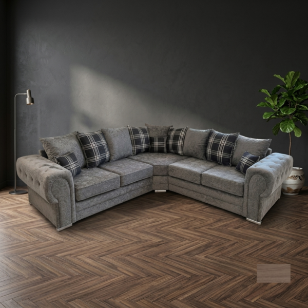 Verona Scatter Back 5 Seater Corner Sofa – Available in Multiple Colours
