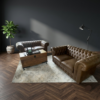 Leather Chesterfield Sofa Set