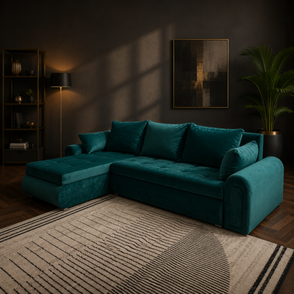 Berlin Sofa Bed with Storage – Corner Sofa Bed for UK Homes