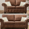 Oakland Suede Leather Sofa Collection