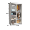 Oslo Sliding Door Wardrobe – All Sizes Available