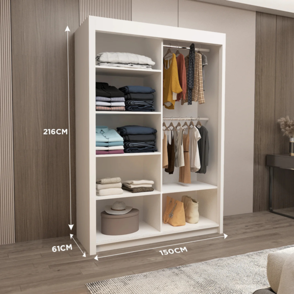Oslo Sliding Door Wardrobe – All Sizes Available