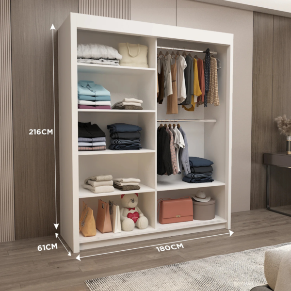 Oslo Sliding Door Wardrobe – All Sizes Available