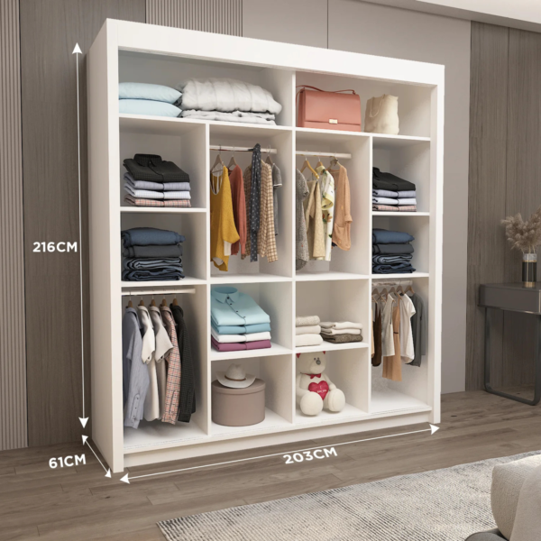 Oslo Sliding Door Wardrobe – All Sizes Available