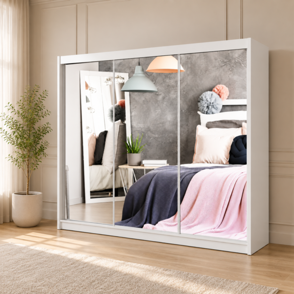 Milan Sliding Door Wardrobe – All Sizes Available
