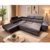 Artic Corner Sofa Storage Sofa Bed in Grey