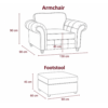 Oakland Suede Leather Sofa Collection