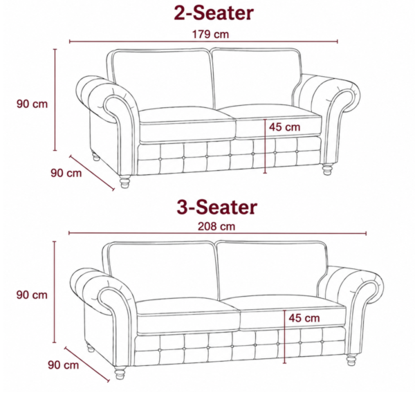Oakland Suede Leather Sofa Collection