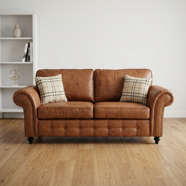 Oakland Suede Leather Sofa Collection