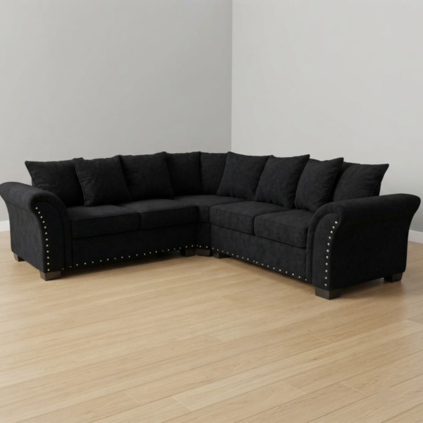 6 Harrison Fabric Corner Sofa β 5 Seater