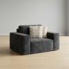 Salone Grey 3+2 Seater Velvet Sofa Set