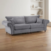 Nicole Fabric 3+2 Seater Fullback Sofa Set with Button Tufted Arms