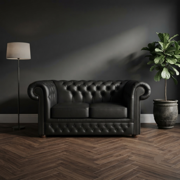 Leather Chesterfield Sofa Set