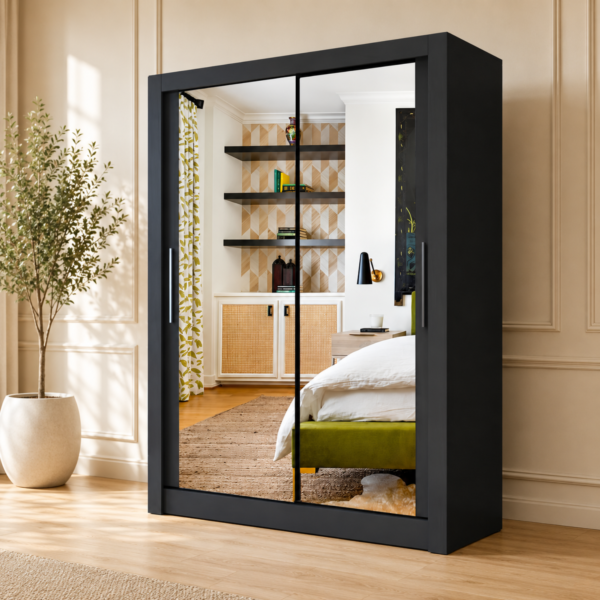 Milan Sliding Door Wardrobe – All Sizes Available