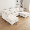 Bishop Large U Shape Sofa – Truffle or Platinum Upholstery