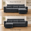 Luca Sofa Bed with Storage – Corner Sofa Bed for Living Rooms