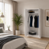 2 Door Wardrobe – Modern Bedroom Storage with Soft-Close Doors